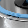 nesto glass lid with silicone edge Ø 20 cm blue