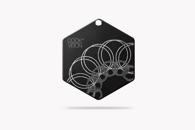 nesto magnetic silicone coaster, black