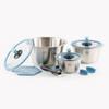 nesto 10 pcs. Pot set blue 