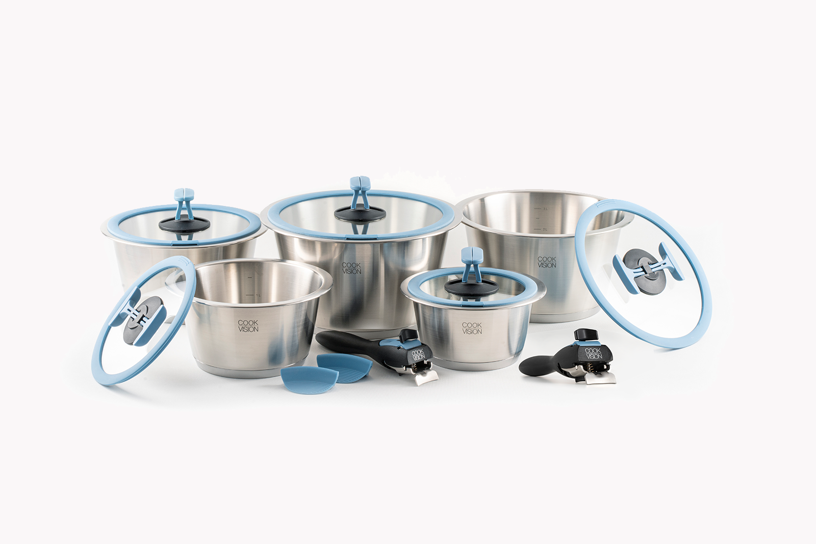 nesto 14-tlg. Mega-Topf-Set blau