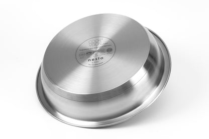 nesto Edelstahl-Pfanne Ø 28 cm x 5,6 cm, antihaft-beschichtet