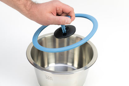 nesto Topf Deckel  mit Silikonrand Ø 24 cm blau