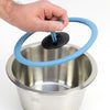 nesto glass lid with silicone edge Ø 22 cm blue