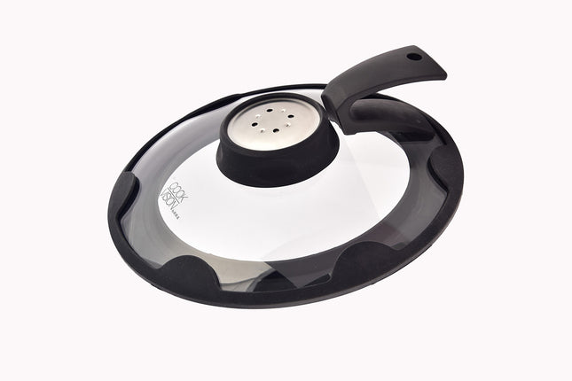 nesto Fritaclean pan lid with odor-reducing stainless steel filter, ø 24 - 28 cm