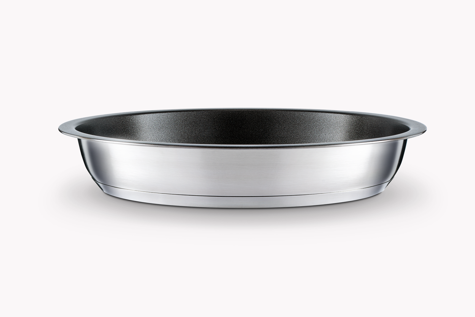 nesto Edelstahl-Pfanne Ø 28 cm x 5,6 cm, antihaft-beschichtet